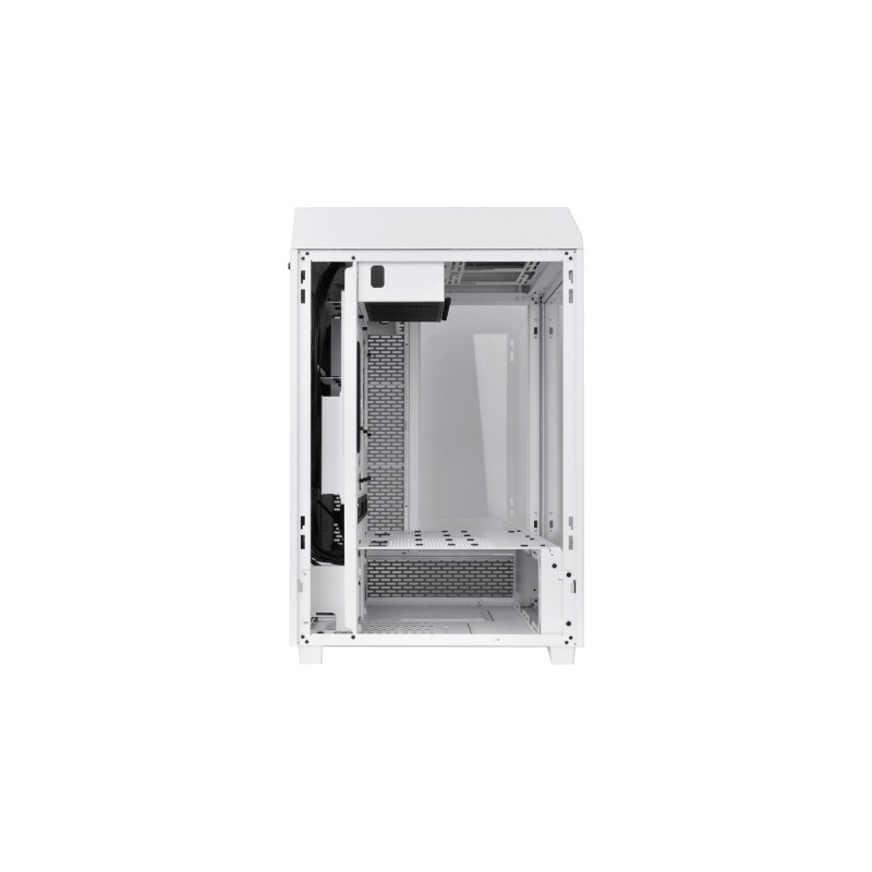 Thermaltake The Tower 500 Snow White, Tower-Gehäuse(weiß, Tempered Glass)