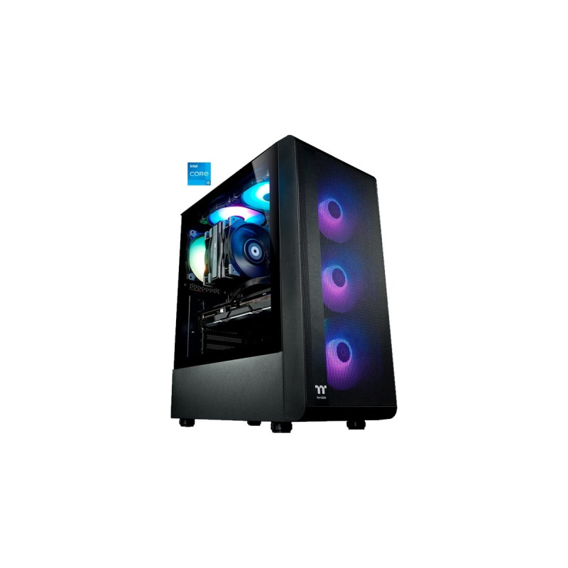 Thermaltake Toughline Air 1, Gaming-PC(schwarz, Windows 11 Home 64-Bit)