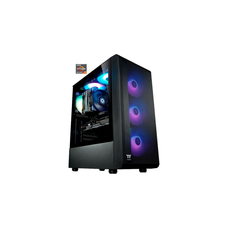 Thermaltake Toughline Air 2, Gaming-PC(schwarz, Windows 11 Home 64-Bit)