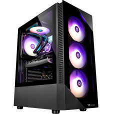 Thermaltake Toughline Liquid V200i Black, Gaming-PC(schwarz/transparent, Windows 11 Home 64-Bit)