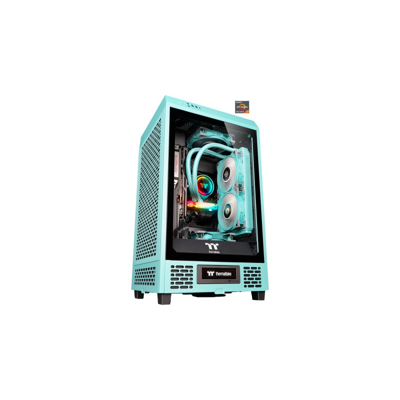 Thermaltake Toughline T200A Turquoise, Gaming-PC(türkis/transparent, Windows 11 Home 64-Bit)