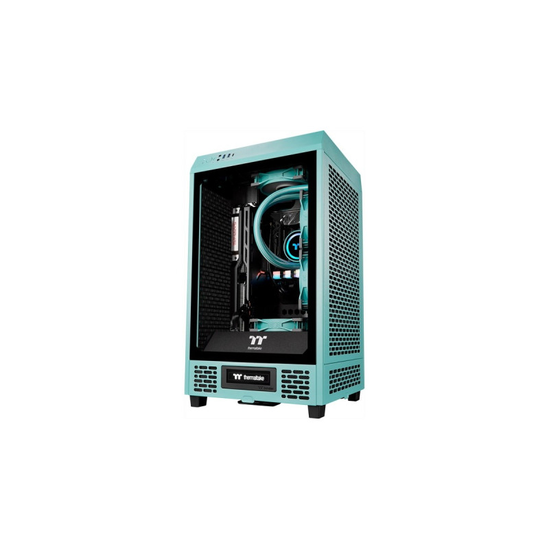 Thermaltake Toughline T200A Turquoise, Gaming-PC(türkis/transparent, Windows 11 Home 64-Bit)