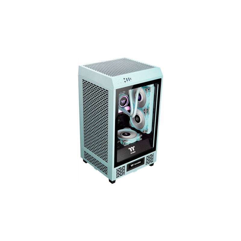 Thermaltake Toughline T200A Turquoise, Gaming-PC(türkis/transparent, Windows 11 Home 64-Bit)