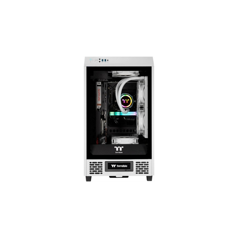Thermaltake Toughline T200A White, Gaming-PC(weiß/transparent, Windows 11 Home 64-Bit)