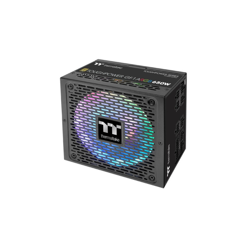 Thermaltake Toughpower GF1 ARGB 650W, PC-Netzteil(schwarz, 4x PCIe, Kabel-Management, 650 Watt)