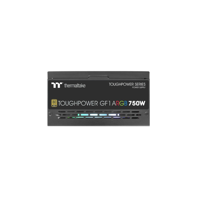 Thermaltake Toughpower GF1 ARGB 750W, PC-Netzteil(schwarz, 4x PCIe, Kabel-Management, 750 Watt)