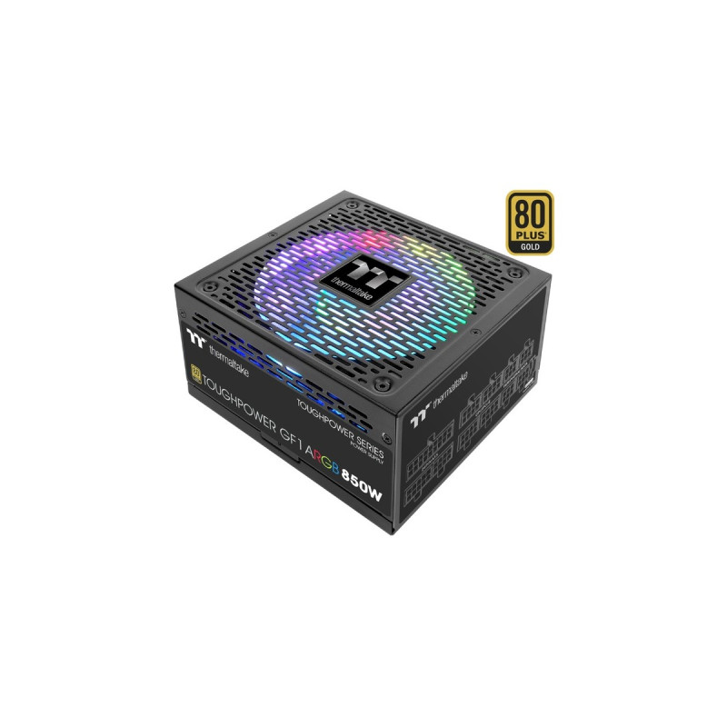 Thermaltake Toughpower GF1 ARGB 850W, PC-Netzteil(schwarz, 6x PCIe, Kabel-Management, 850 Watt, Outlet)