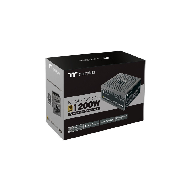 Thermaltake Toughpower GF3 1200W, PC-Netzteil(schwarz, 5x PCIe, Kabel-Management, 1200 Watt)
