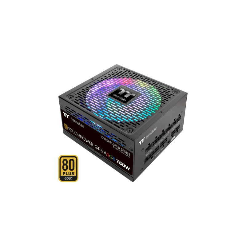 Thermaltake Toughpower GF3 ARGB 750W Gold, PC-Netzteil(schwarz, 5x PCIe, Kabel-Management, 750 Watt)