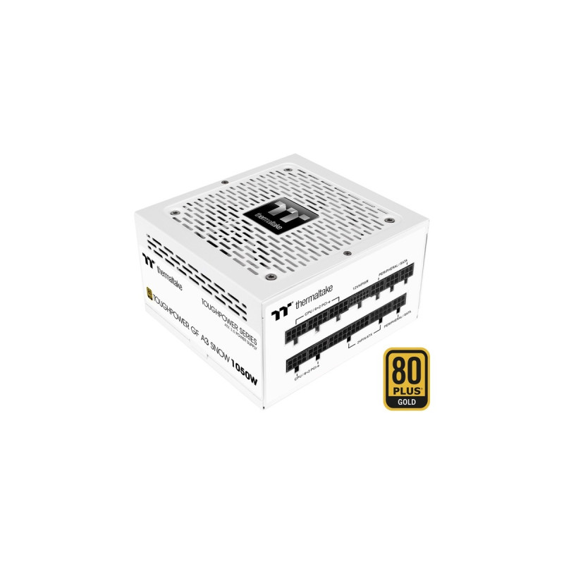 Thermaltake Toughpower GF A3 Snow 1050W, PC-Netzteil(weiß, 1x 12VHPWR, 5x PCIe, Kabel-Management, 1050 Watt)