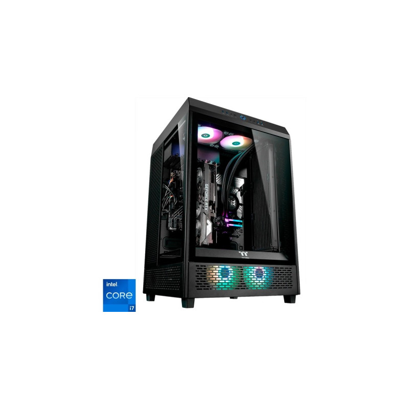 Thermaltake Triton V2 Black, Gaming-PC(schwarz/transparent, Windows 11 Home 64-Bit)