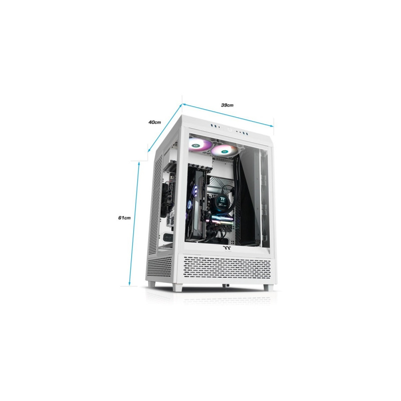 Thermaltake Triton V2 Snow, Gaming-PC(weiß/transparent, Windows 11 Home 64-Bit)