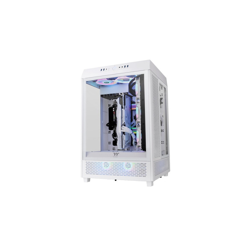 Thermaltake Triton White, Gaming-PC(weiß/transparent, Windows 11 Home 64-Bit)