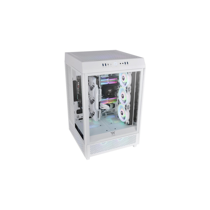 Thermaltake Triton White, Gaming-PC(weiß/transparent, Windows 11 Home 64-Bit)