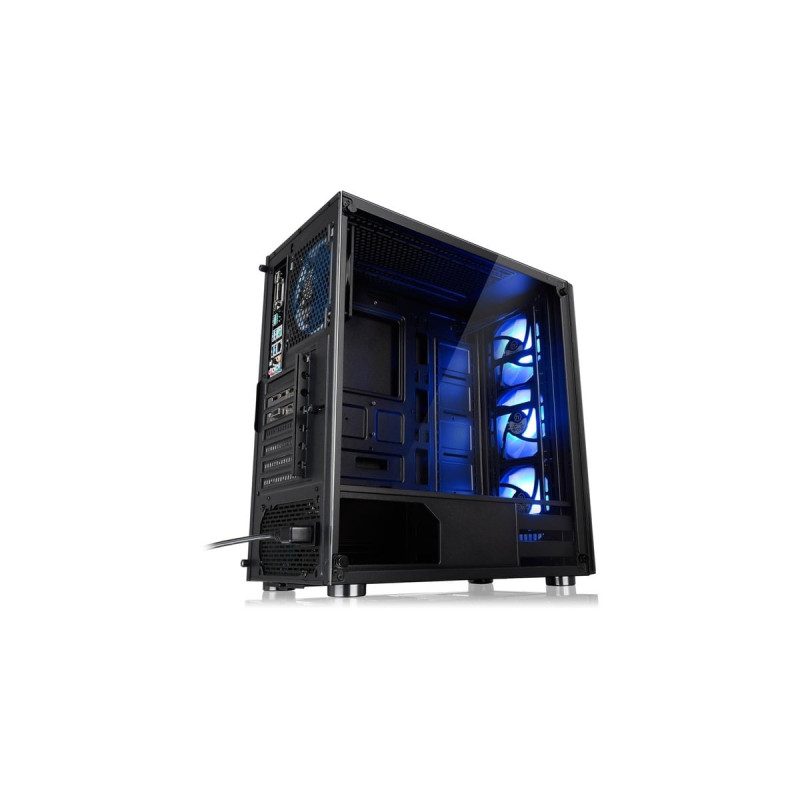 Thermaltake V200 TG RGB, Tower-Gehäuse(schwarz, Tempered Glass, Outlet)