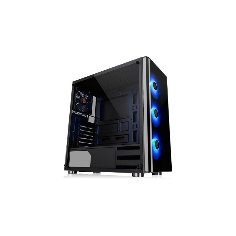 Thermaltake V200 TG RGB, Tower-Gehäuse(schwarz, Tempered Glass, Outlet)