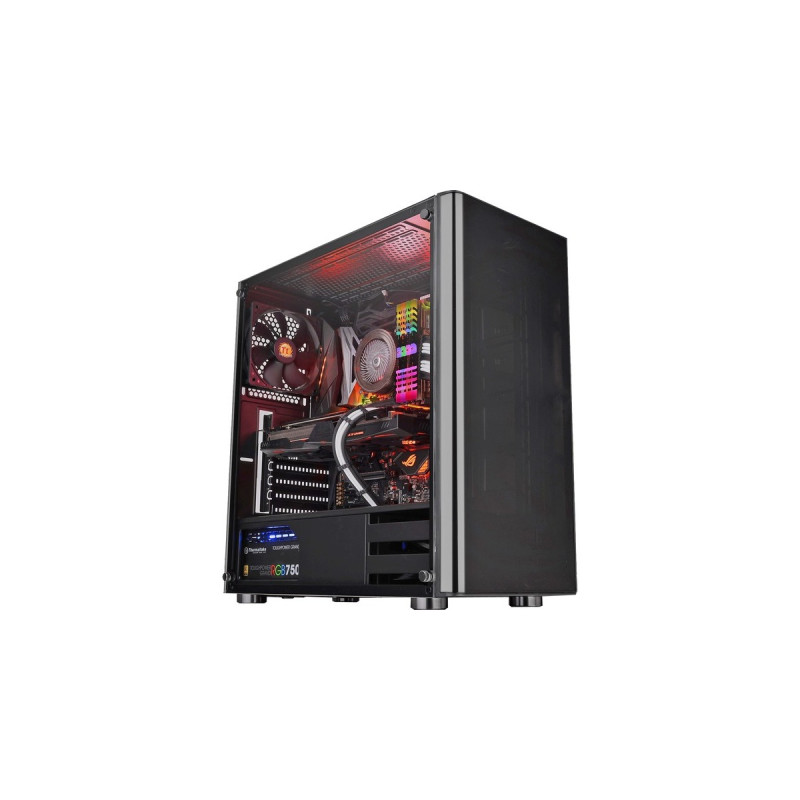 Thermaltake V200 TG, Tower-Gehäuse(schwarz, Tempered Glass)