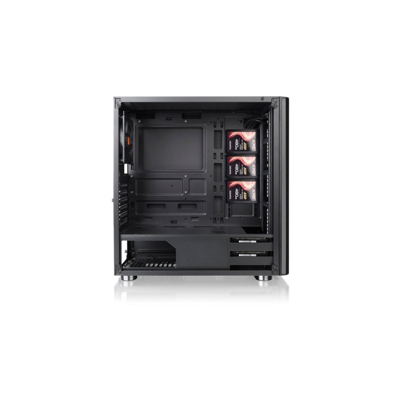Thermaltake V200 TG, Tower-Gehäuse(schwarz, Tempered Glass)