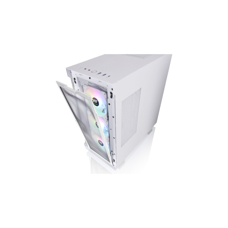 Thermaltake V350 TG ARGB Air Snow White, Tower-Gehäuse(weiß, Tempered Glass)