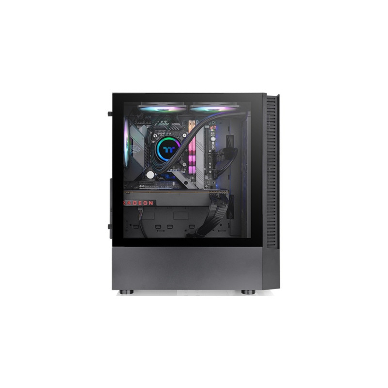 Thermaltake View 200 TG ARGB, Tower-Gehäuse(schwarz, Tempered Glass)