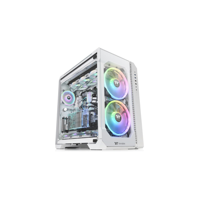 Thermaltake View 51 TG Snow ARGB Edition, Tower-Gehäuse(weiß, Tempered Glass)