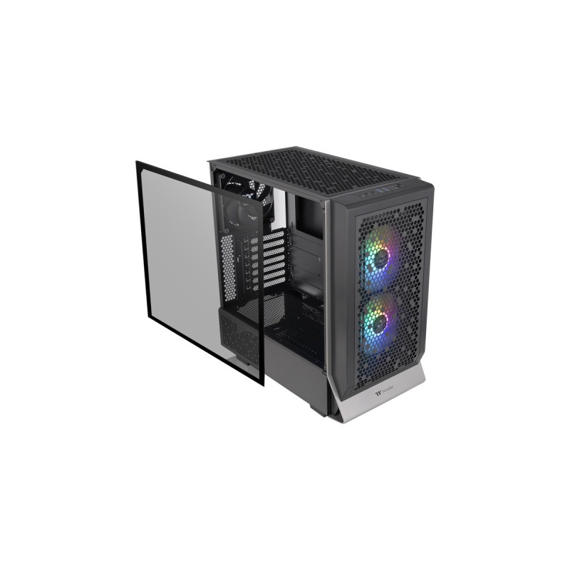 ThermaltakeCeres 300 TG ARGB , Tower-Gehäuse(schwarz, Tempered Glass)