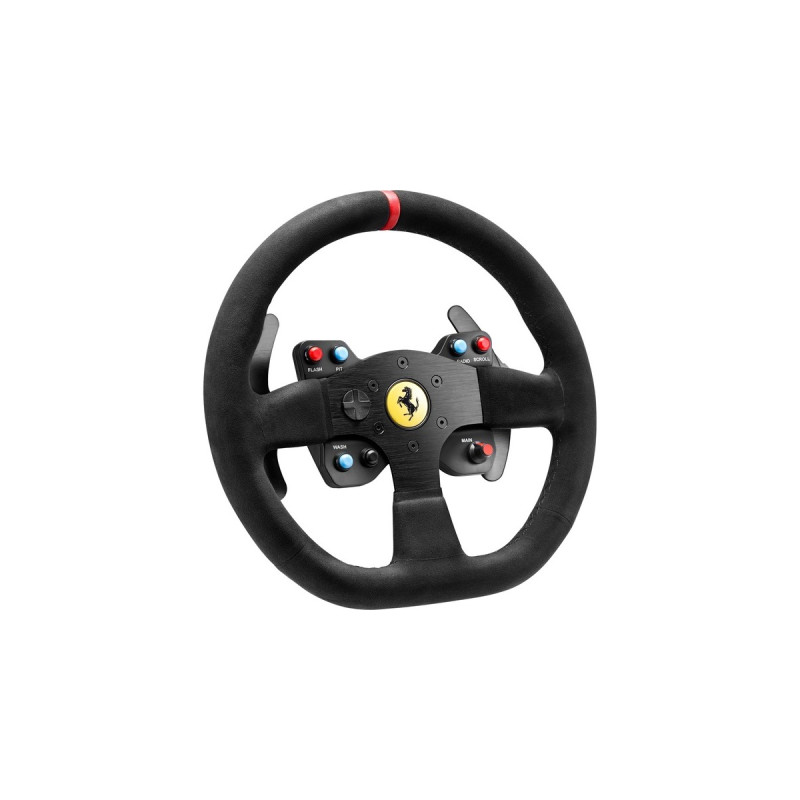 Thrustmaster F599XX EVO 30 Wheel Addon, Austausch-Lenkrad(schwarz, Alcantara Edition)