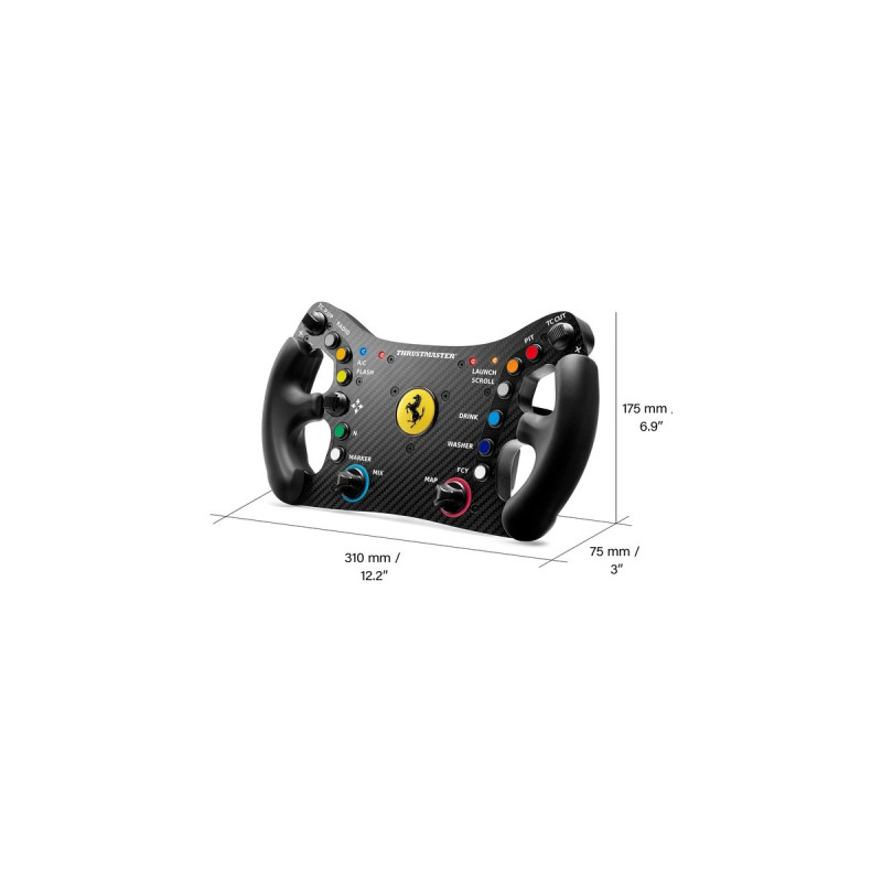 Thrustmaster Ferrari 488 GT3 Wheel Add-On, Austausch-Lenkrad(schwarz)