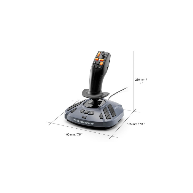 Thrustmaster SimTask FarmStick, Joystick(schwarz/blaugrau)