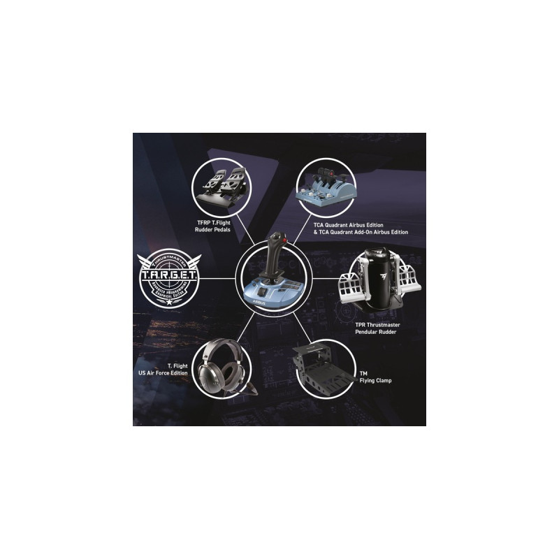 Thrustmaster TCA Sidestick X Airbus Edition, Joystick(schwarz)