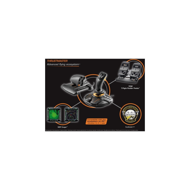 Thrustmaster T.16000M FCS Hotas(schwarz/orange)