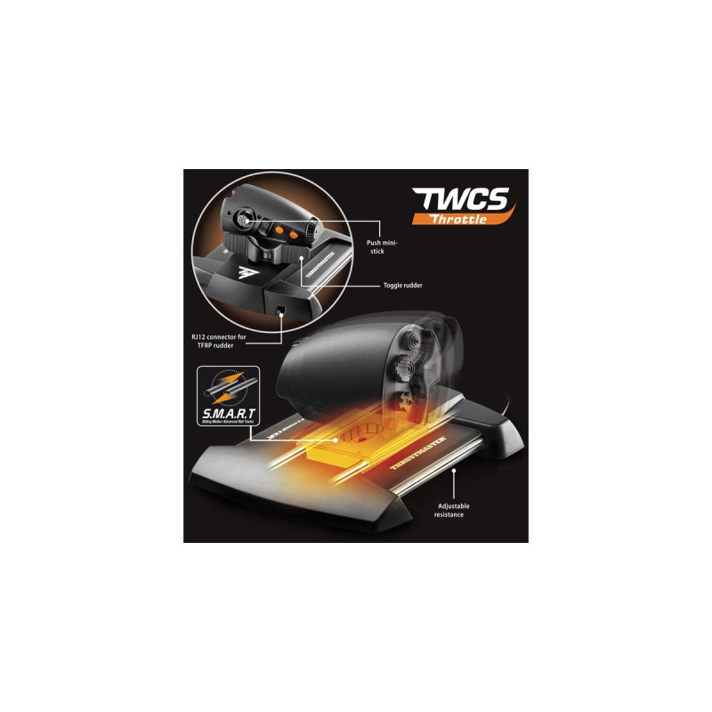 Thrustmaster T.16000M FCS Hotas(schwarz/orange)