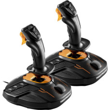 Thrustmaster T.16000M FCS Space Sim Duo, Joystick(schwarz/orange, Outlet)