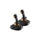 Thrustmaster T.16000M FCS Space Sim Duo, Joystick(schwarz/orange)