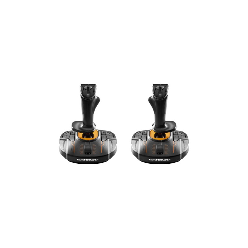 Thrustmaster T.16000M FCS Space Sim Duo, Joystick(schwarz/orange, Outlet)
