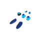 Thrustmaster eSwap X LED Blue Crystal Pack, Set(blau)