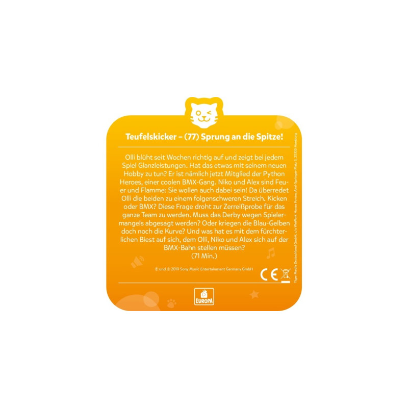 Tigermedia tigercard - Teufelskicker (77): Sprung an die Spitze, Hörbuch