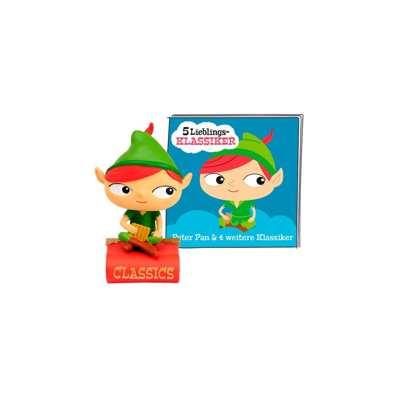 Tonies 5 Lieblings-Klassiker: Peter Pan und 4 weitere Klassiker, Spielfigur(Hörspiel)