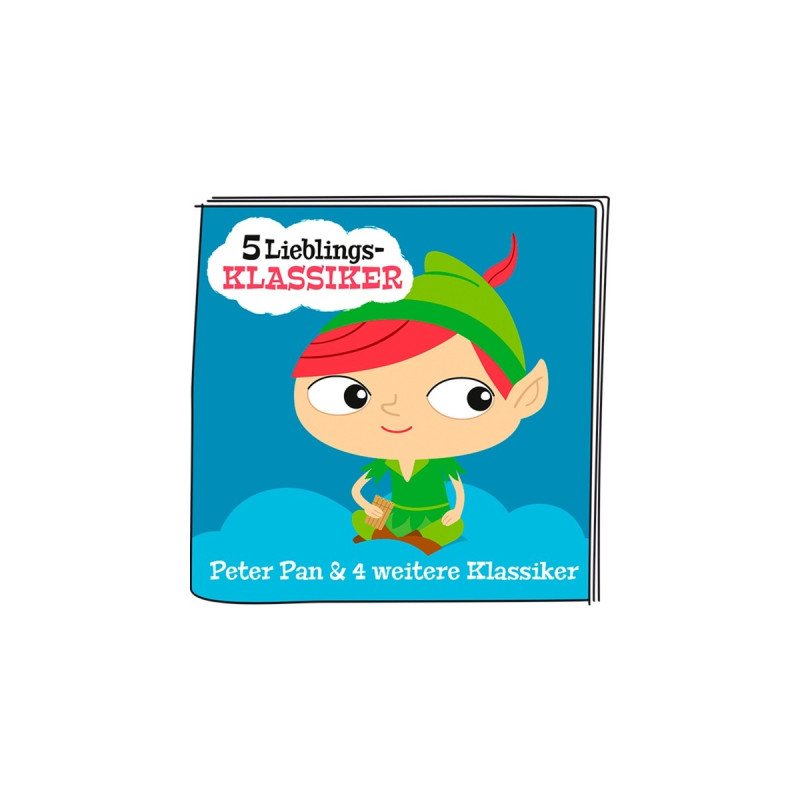 Tonies 5 Lieblings-Klassiker: Peter Pan und 4 weitere Klassiker, Spielfigur(Hörspiel)