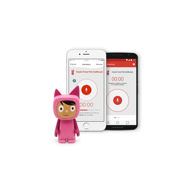 Tonies Kreativ-Tonie, Spielfigur(pink/hellbraun)