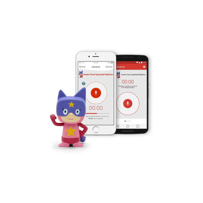 Tonies Kreativ-Tonie - Superheldin, Spielfigur(Hörspiel)