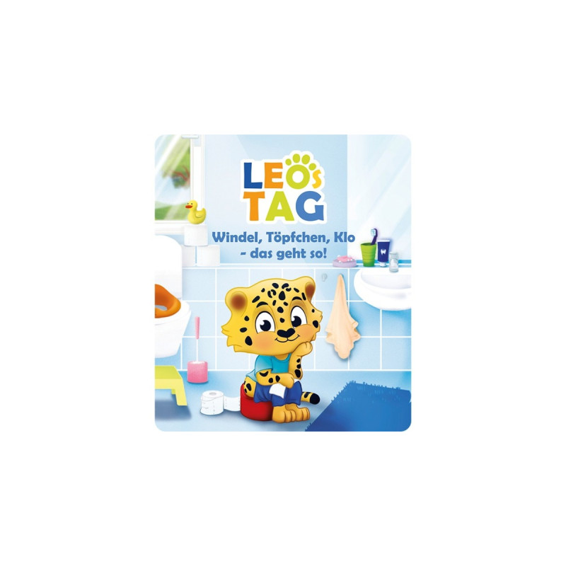 Tonies Leos Tag - Windel, Töpfchen, Klo - das geht so!, Spielfigur(Hörspiel mit Liedern)