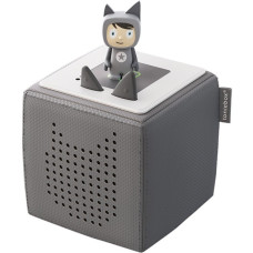 Tonies Toniebox Starterset Anthrazit (Kreativ-Tonie), Lautsprecher(anthrazit)