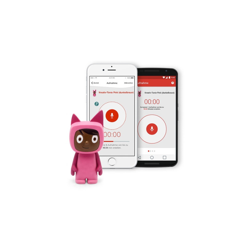 ToniesKreativ-Tonie, Spielfigur(pink/dunkelbraun)