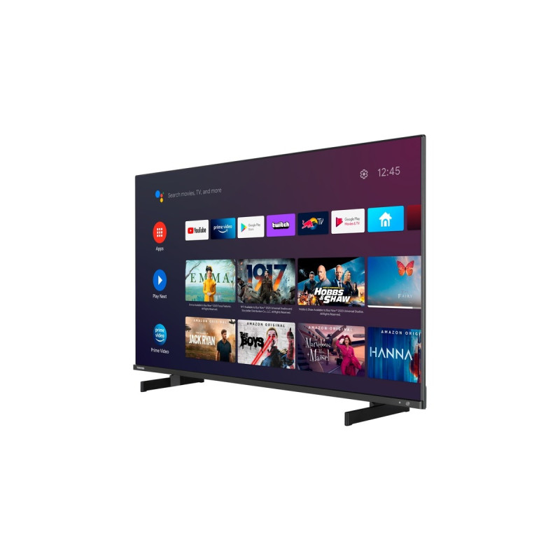 Toshiba 50UA5D63DGY, LED-Fernseher(126 cm (55 Zoll), schwarz, UltraHD/4K, Dolby Vision, AndroidTV)