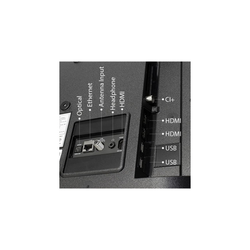 Toshiba 50UF3D63DA, LED-Fernseher(126 cm (50 Zoll), schwarz, UltraHD/4K, SmartTV, HDR)