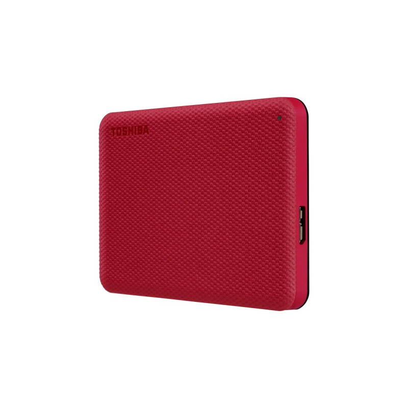 Toshiba Canvio Advance 1 TB, Externe Festplatte(rot, Micro-USB-B 3.2 Gen 1 (5 Gbit/s))
