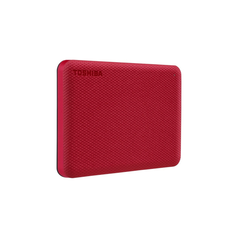 Toshiba Canvio Advance 4 TB, Externe Festplatte(rot, Micro-USB-B 3.2 Gen 1 (5 Gbit/s))
