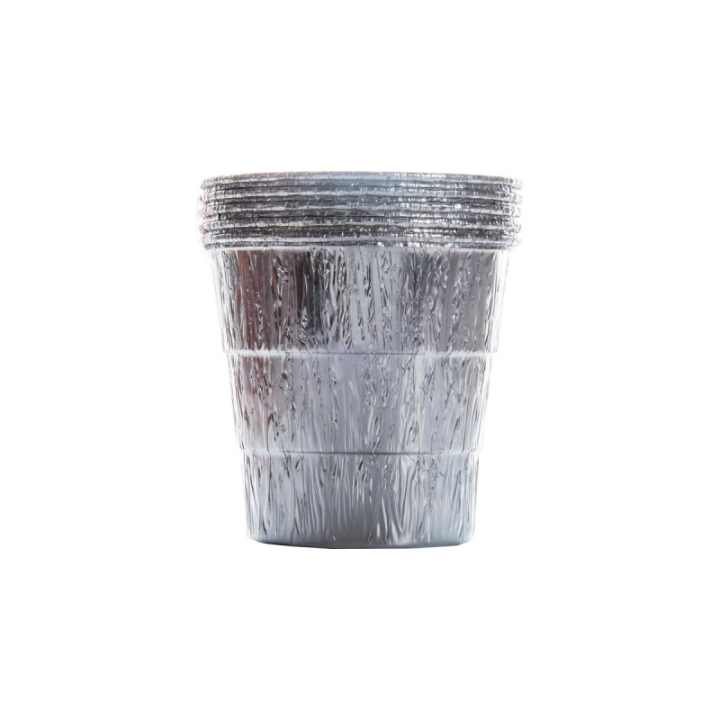 Traeger Alu-Einsatz für Fett-Auffangeimer, Tropfschale(silber, 5 Stück)