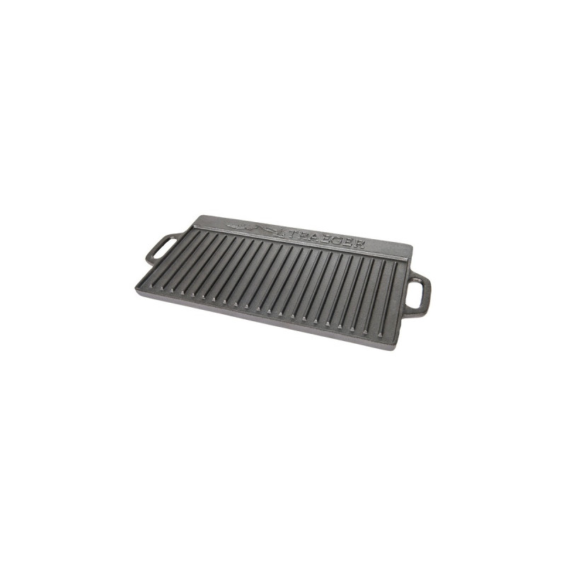 Traeger Gusseiserne Grillplatte(schwarz, 50 x 22cm)